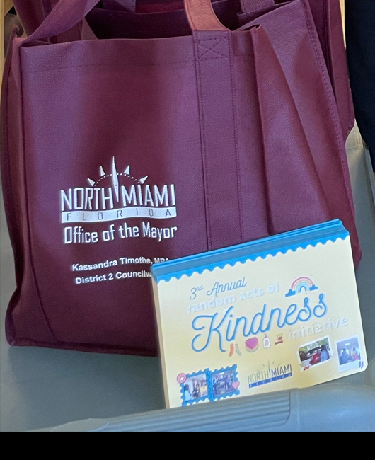 Vice Mayor Kassandra Timothe presents, Random Acts of Kindness Initiative