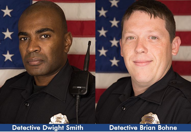 OFFICER OF THE MONTH” FEBRUARY 2025 DETECTIVE DWIGHT SMITH & DETECTIVE BRIAN BOHNE