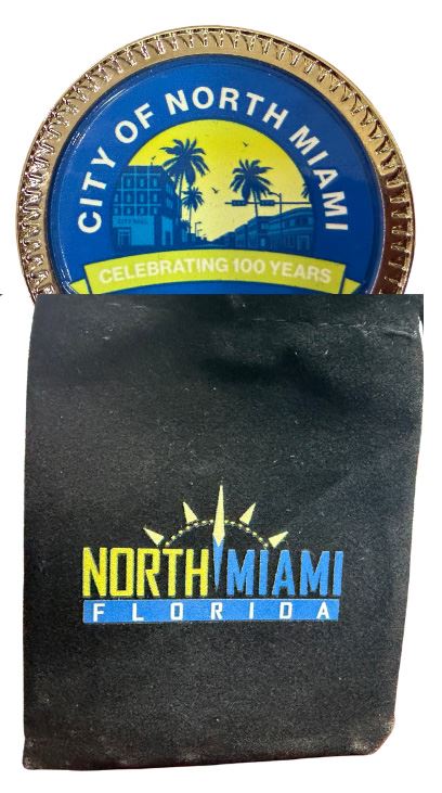 City of North Miami Centennial Coin with Pouch
